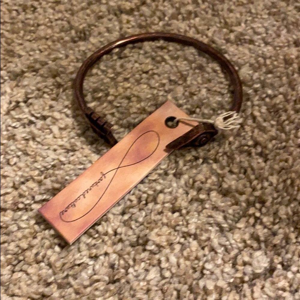 Fortuned Culture bronze arrowhead bracelet